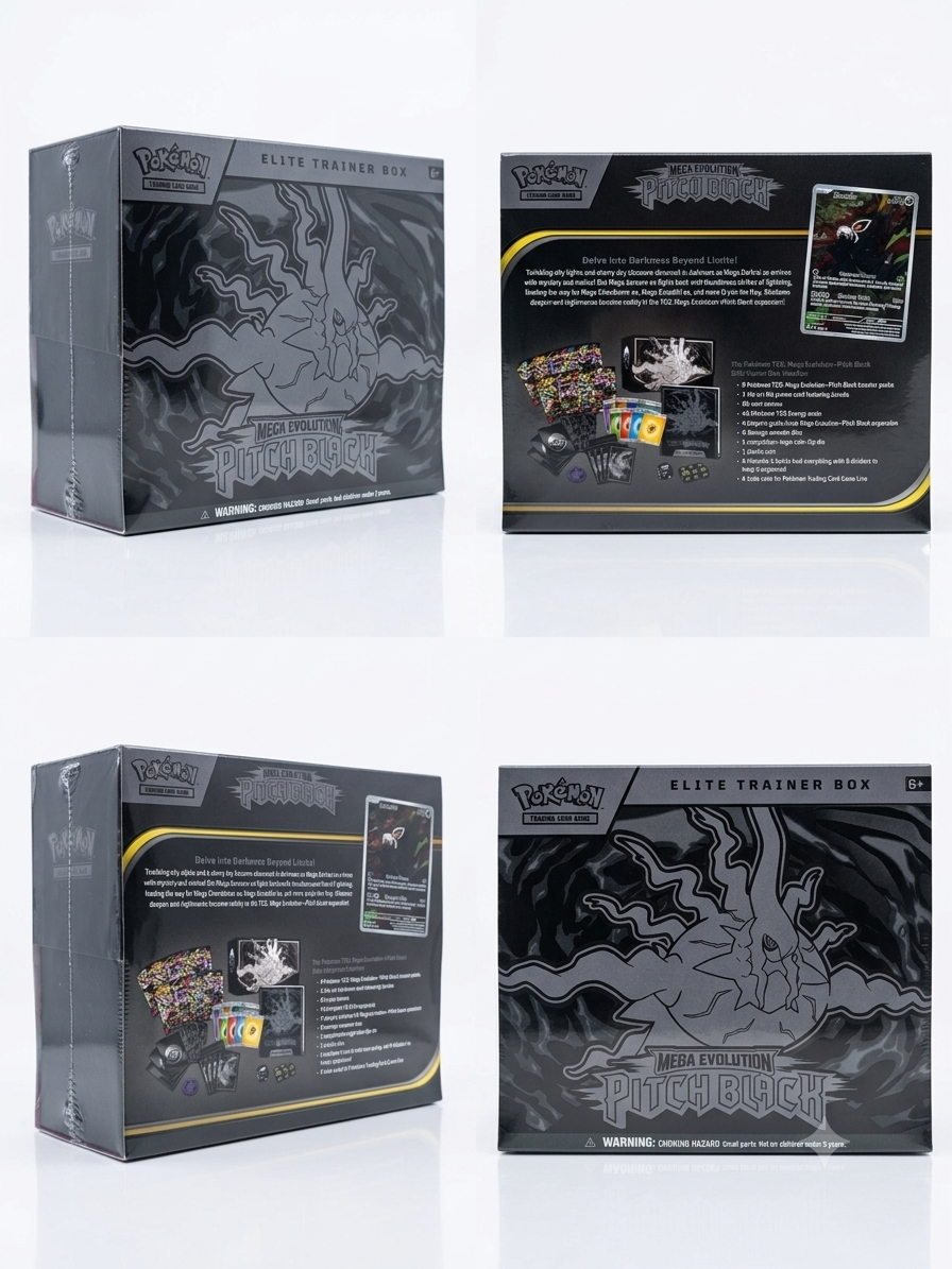 Pokémon TCG: Mega Evolution Pitch Black Elite Trainer Box (ETB)